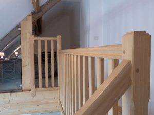 Escalier artisanale en bois